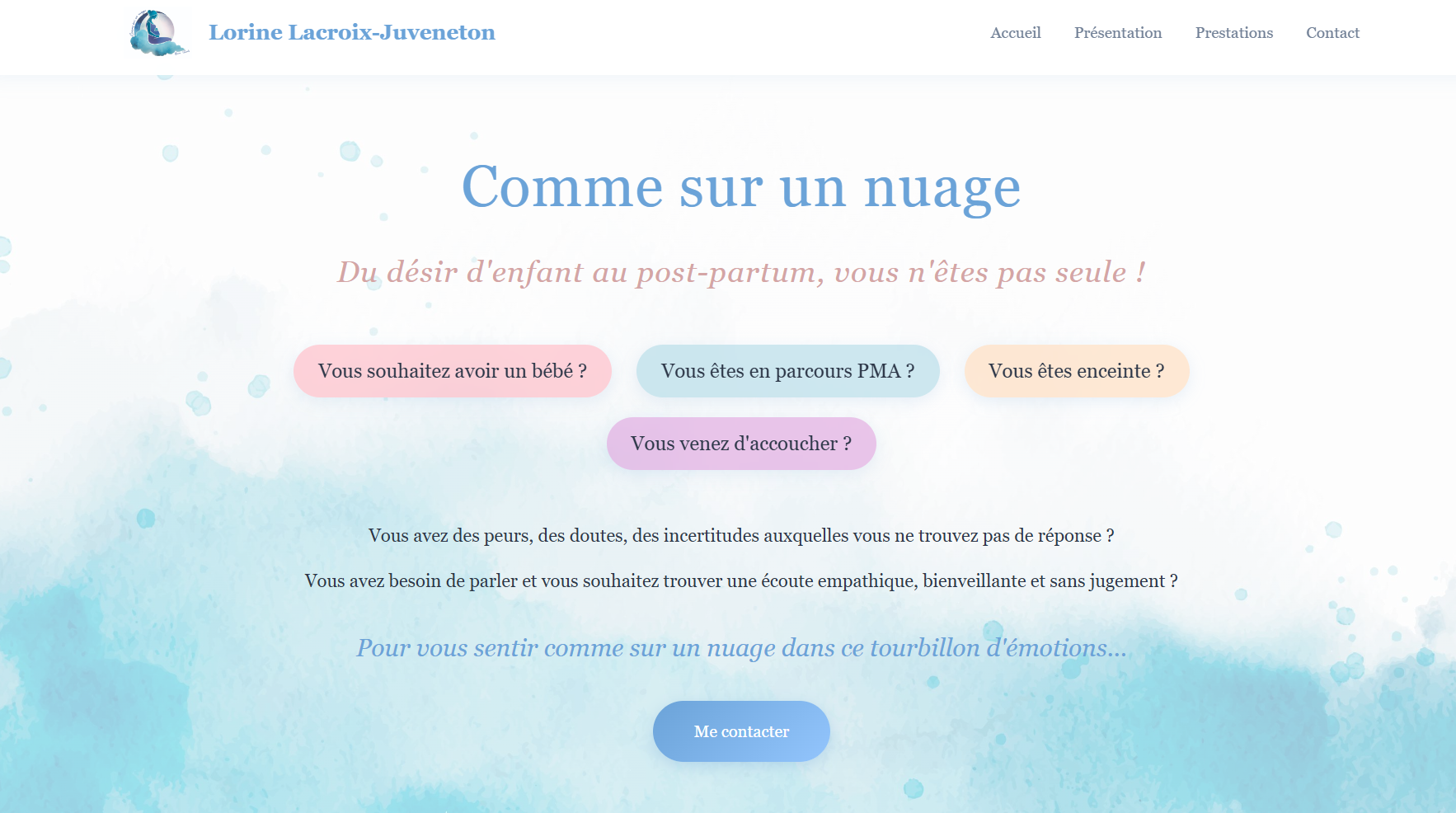 Lorine Lacroix-Juveneton - Comme sur un nuage